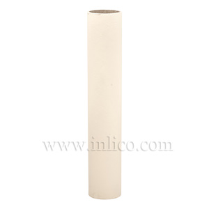 CANDLE TUBE 24ID X 150MM IVORY CARD PLAIN CANDLE TUBE
