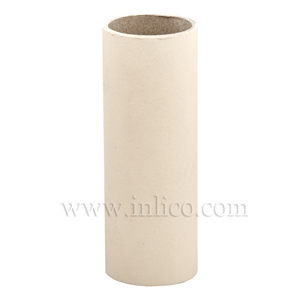 CANDLE TUBE 24ID X 85MM IVORY CARD PLAIN CANDLE TUBE
