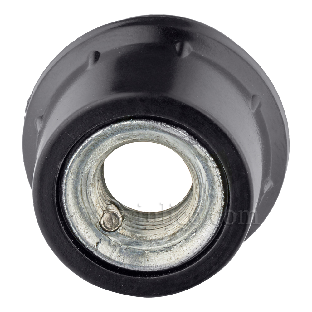 B15 10MM METAL ENTRY DOME BLACK