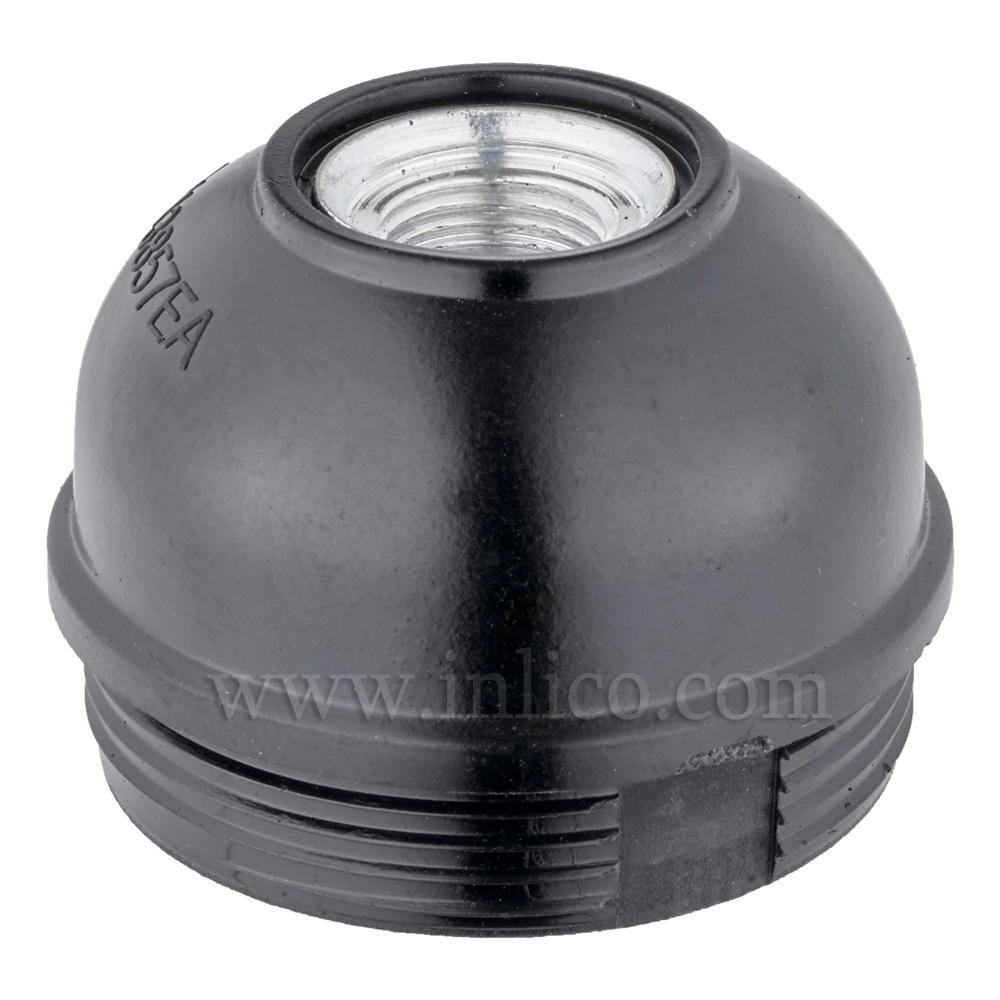 B22 DOME BLACK M10 METAL  ENTRY