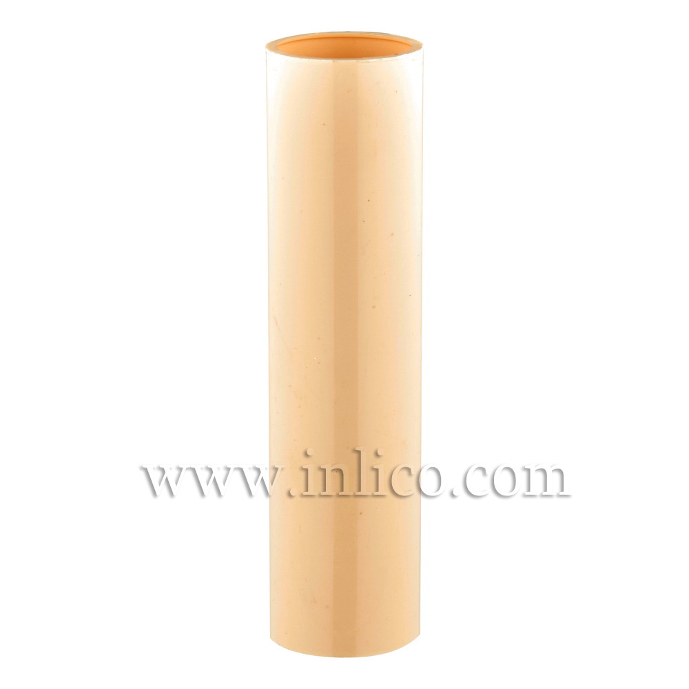 CANDLE TUBE 25.5MM OD X 23.5MM ID X 101MM IVORY PLASTIC